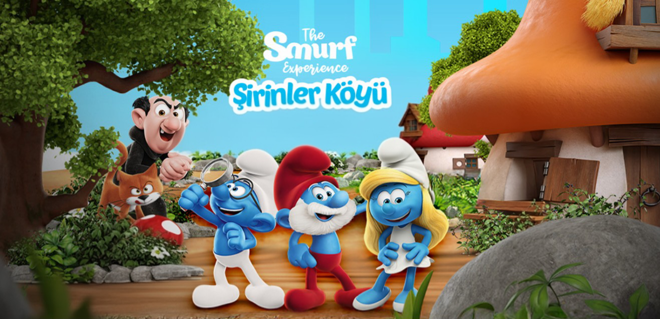 Le Schtroumpf Expérience: Şirinler Köyü Sergisi Koy