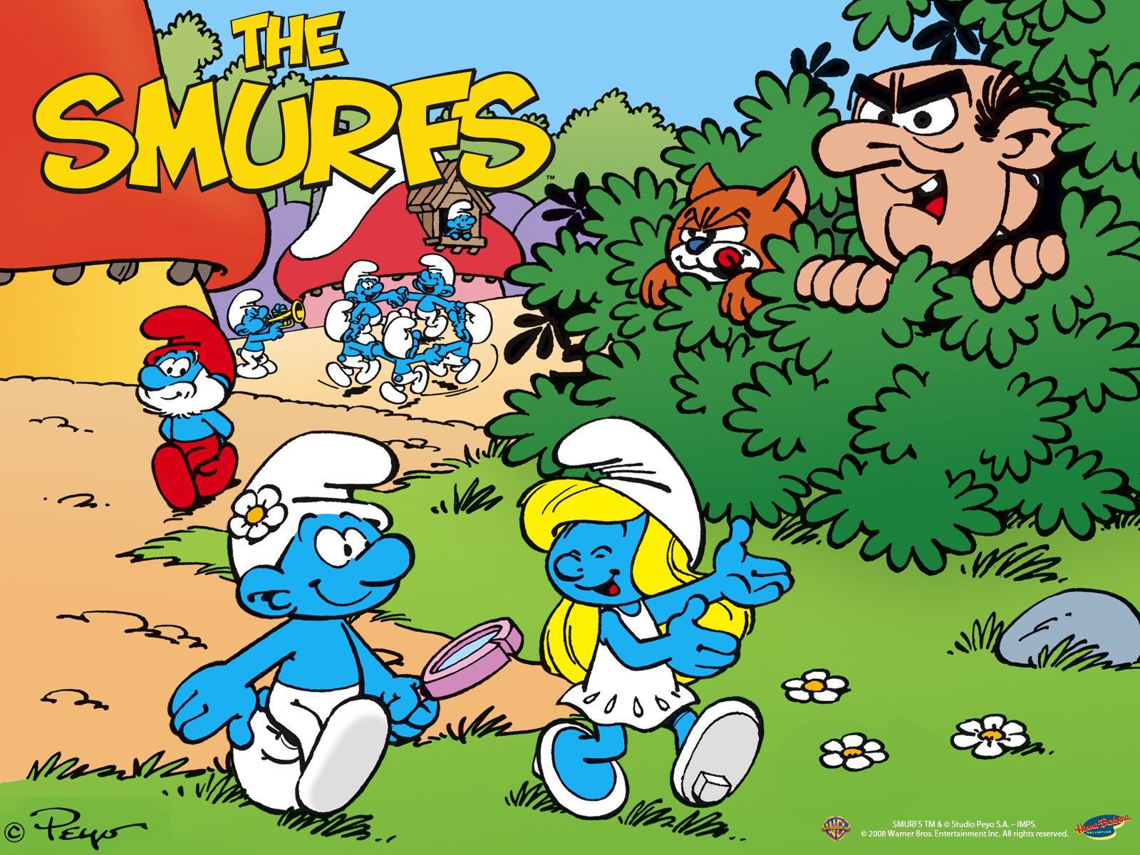 Le Schtroumpf Expérience: Şirinler Köyü Sergisi smurfs old cartoon